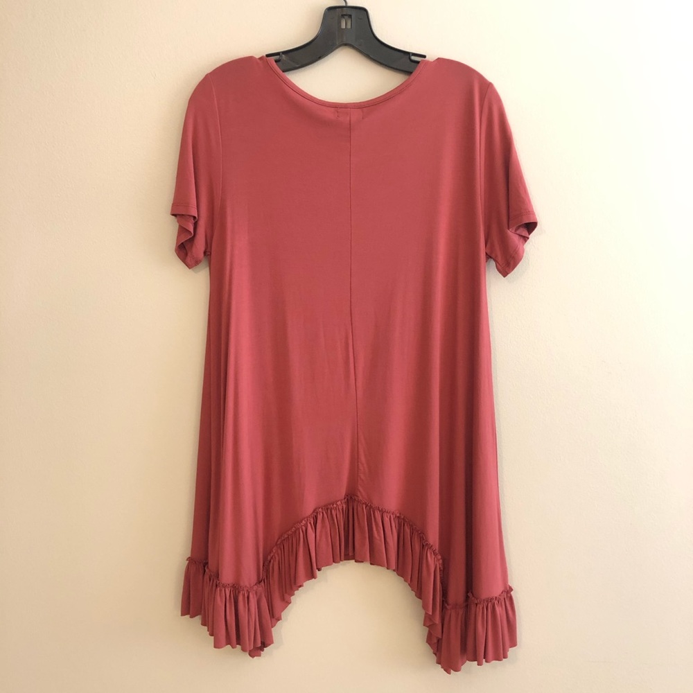 PIKO Draped Ruffle Top - Picture 2 of 2